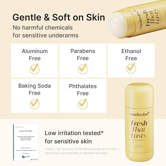 MEDICUBE Vanilla & Pistachio Deodorant (80g)