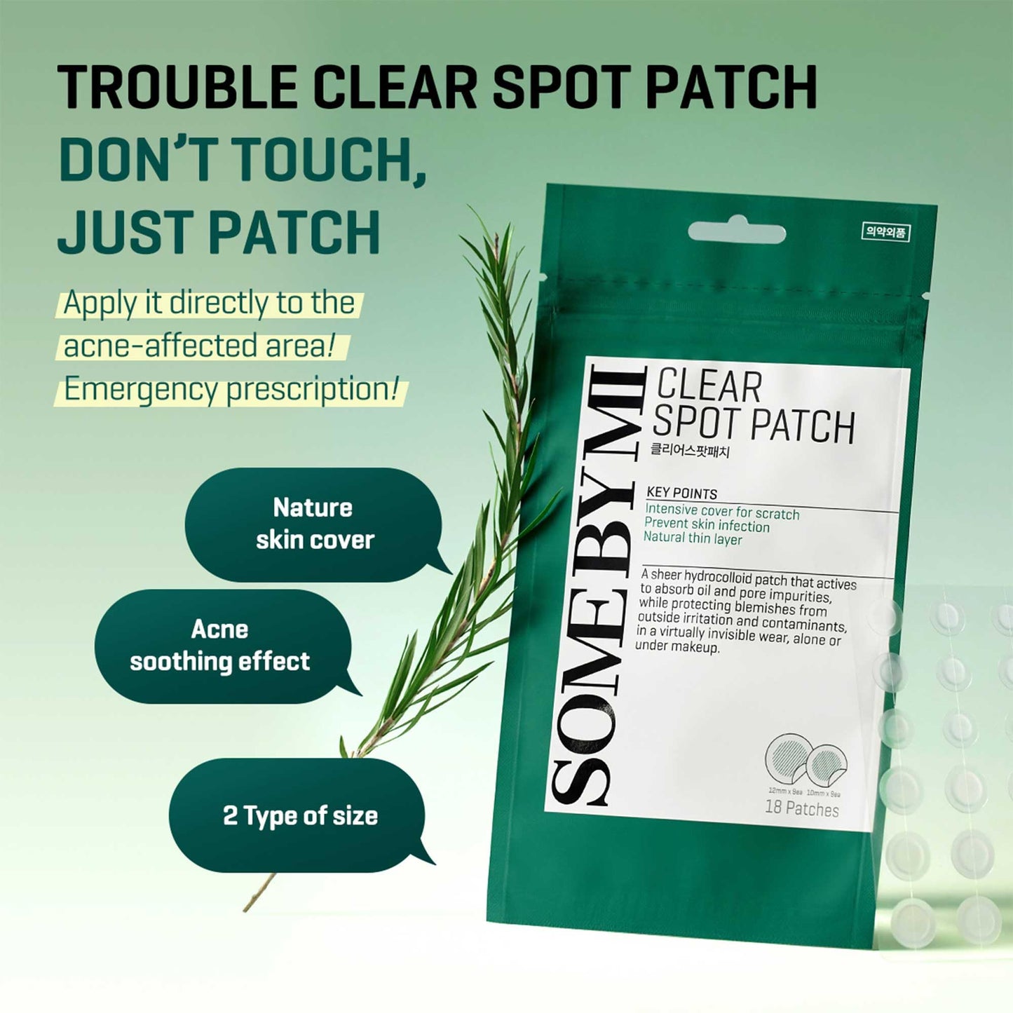 SOME BY MI clear spot patch (18pcs)