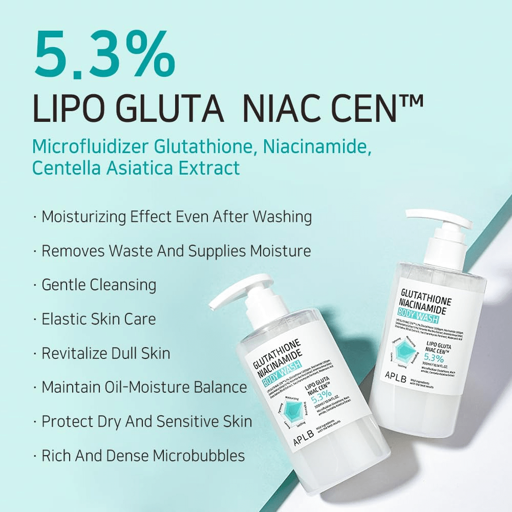 APLB Glutathione Niacinamide Body Wash (300ml)