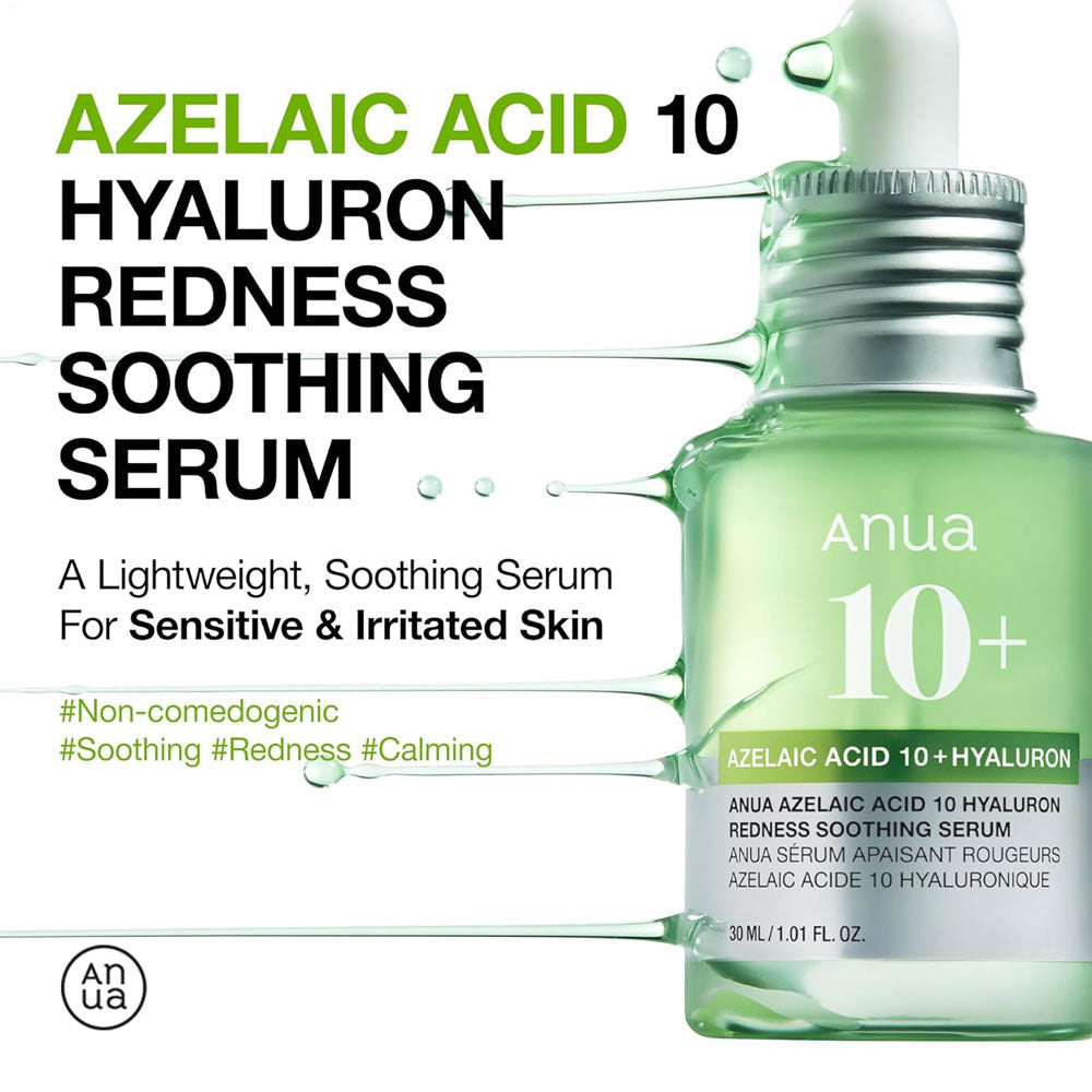 Anua Azelaic Acid 10 Hyaluron Redness Soothing Serum (30ml)