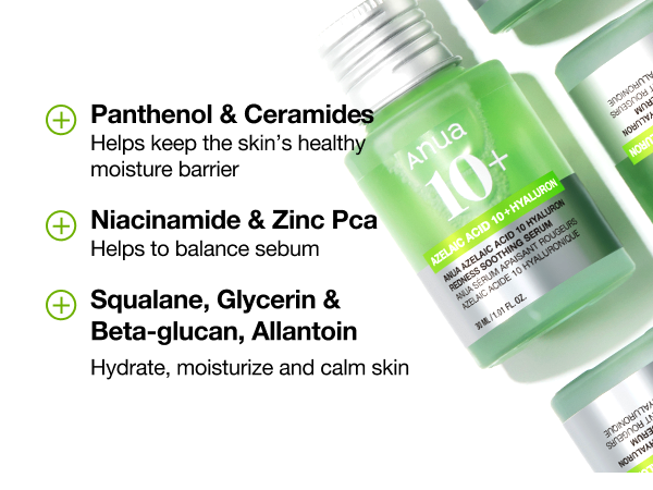 Anua Azelaic Acid 10 Hyaluron Redness Soothing Serum (30ml)