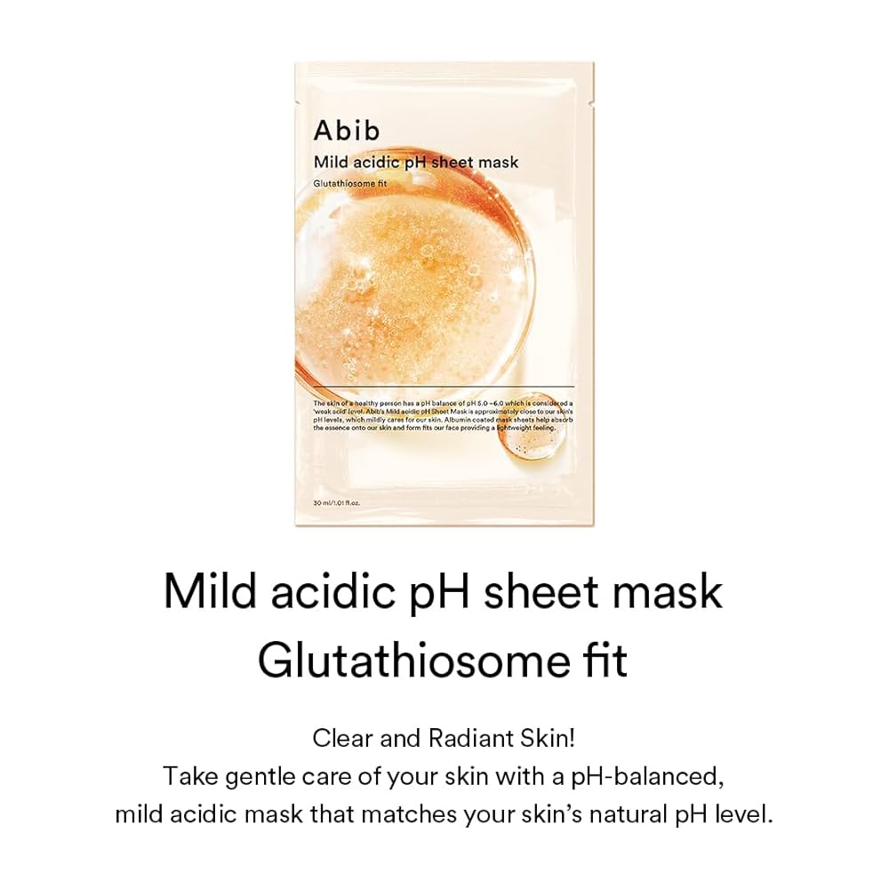 Abib Mild Acidic PH Sheet Mask Glutathiosome Fit (1ea)