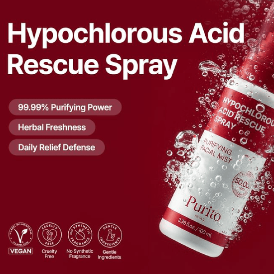 Purito Hypochlorous Acid
Rescue Spray (100ml)