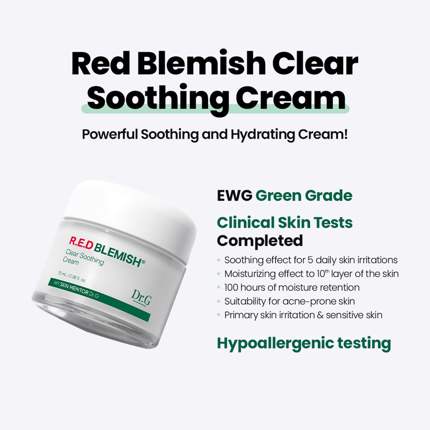 Dr.G R.E.D Blemish Clear Soothing Cream (70ml)