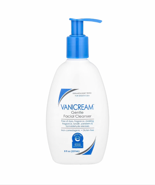 Vanicream Gentle Facial Cleanser For Sensitive Skin, Fragrance Free (237ml)