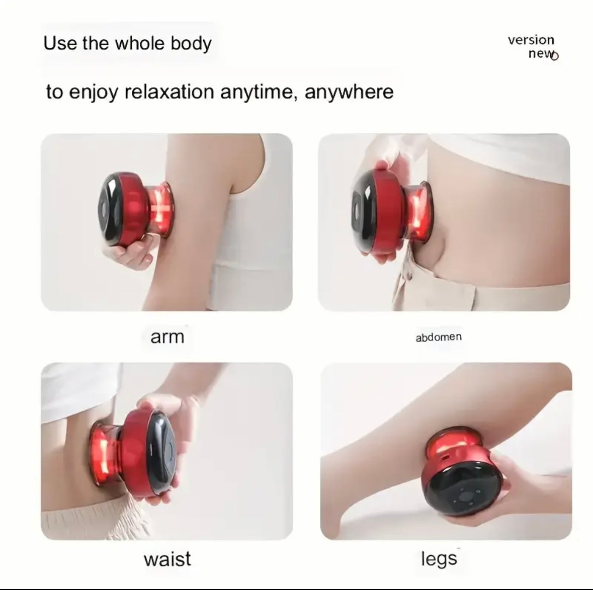 Electric Cupping Set, Smart Dynamic Cupping Machine Cupping Device Cellulite Massager 4in 1