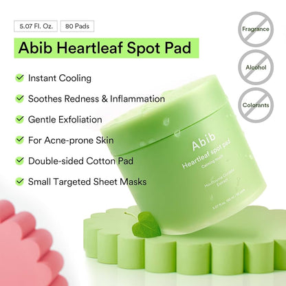 Abib Heartleaf Spot Pad Calming Touch (80pads)
