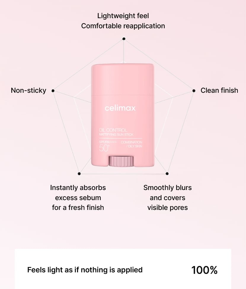 celimax Oil Control Mattifying Sun Stick (19g)