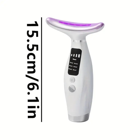 7-Color LED Facial Massager - 4-in-1 USB