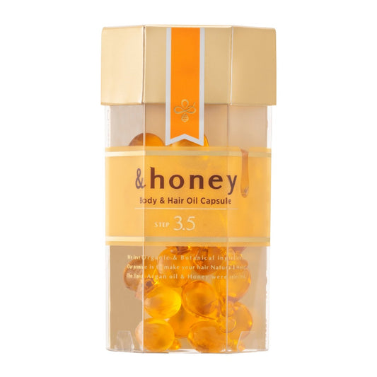 Vicrea &honey Body&Hair Oil Capsule Step3.5 Damask Rose Honey Sent (21 Capsules)