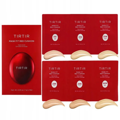 TIRTIR Mask Fit Red Cushion Trial Kit (1g) X 6ea