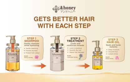 Vicrea &honey Deep Moist Shampoo Refill (350ml)