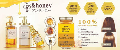 Vicrea &honey Deep Moist Shampoo Refill (350ml)