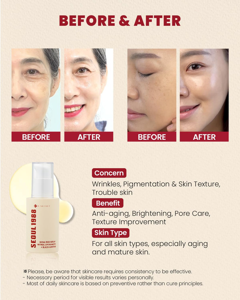 KSECRET Retinal Liposome 2% + Black Ginseng (30ml)
