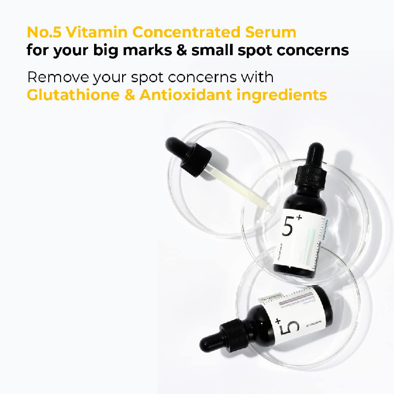 Numbuzin No.5 Vitamin Concentrated Serum (30ml) نفذ من المخزون متوفر للحجز - OUT OF STOCK PRE ORDER AVAILABLE