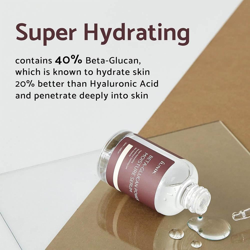 iUNIK Beta Glucan Power Moisture Serum (50ml) نفذ من المخزون متوفر للحجز - OUT OF STOCK PRE ORDER AVAILABLE