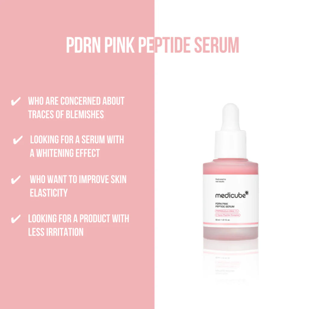 MEDICUBE Collagen PDRN Pink Peptide Serum (30ml)
