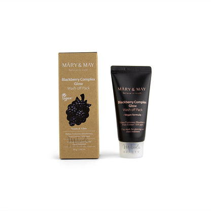 Mary&May Vegan Blackberry Complex Glow Wash Off Pack (30g)