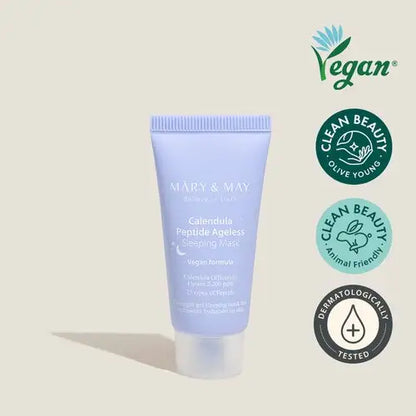 Mary&May Vegan Calendula Peptide Ageless Sleeping Mask (30ml)