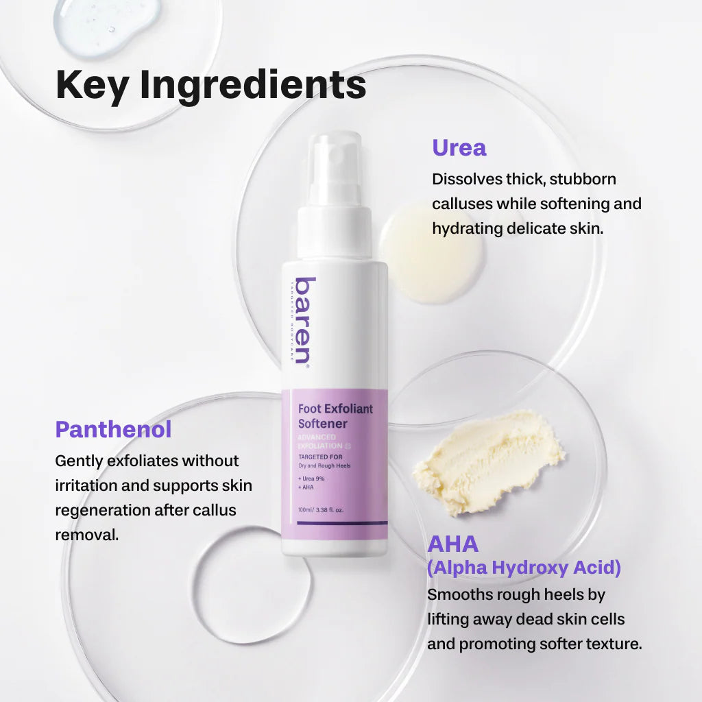 Baren Foot Exfoliant Softener (100ml)
