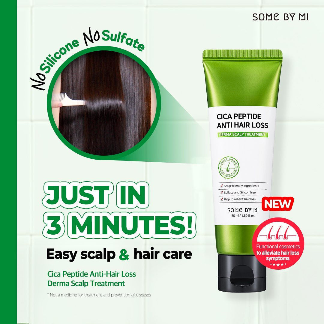 Some By Mi Cica Peptide Anti Hair Loss Derma Scalp Treatment (50ml)