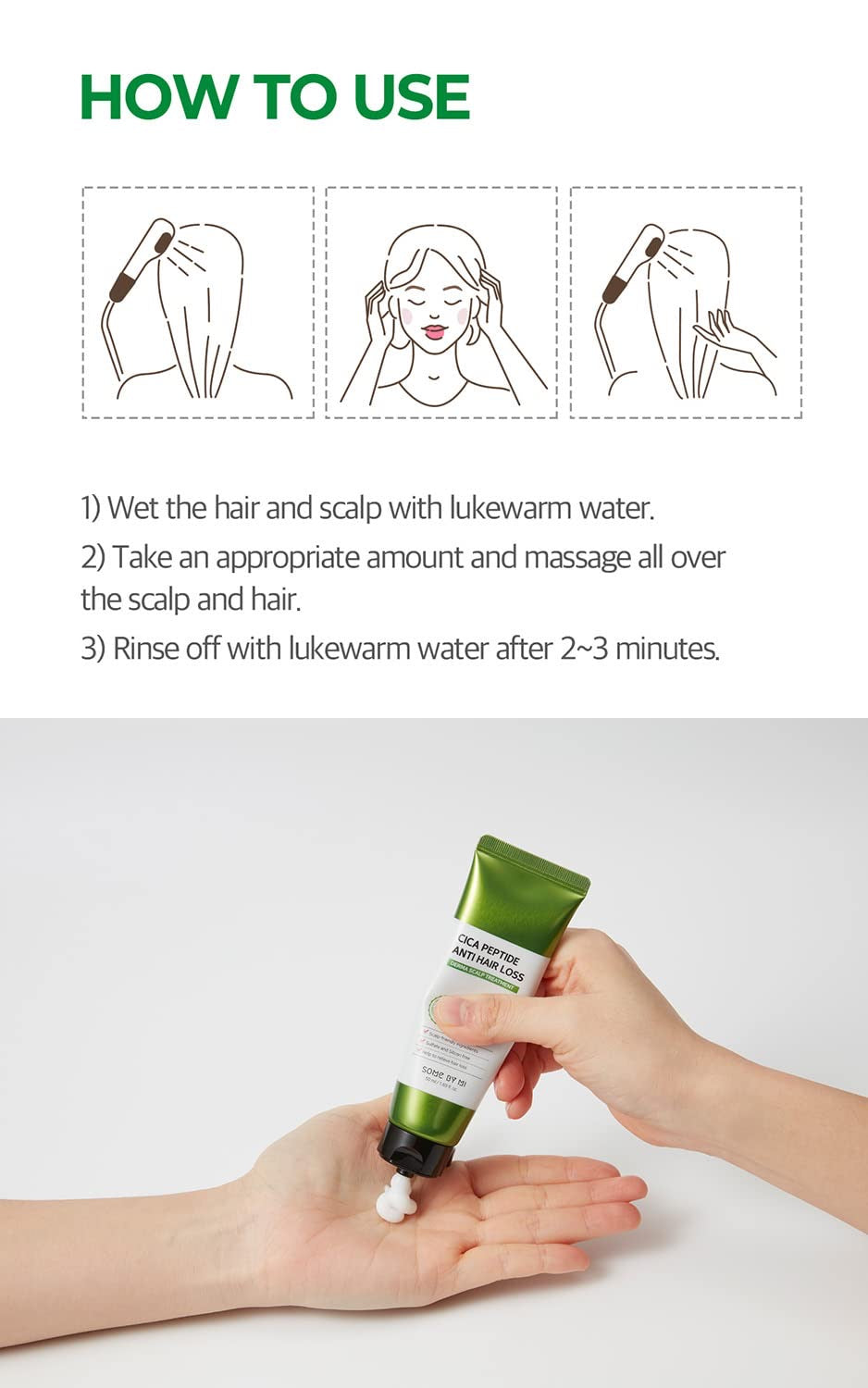 Some By Mi Cica Peptide Anti Hair Loss Derma Scalp Treatment (50ml)