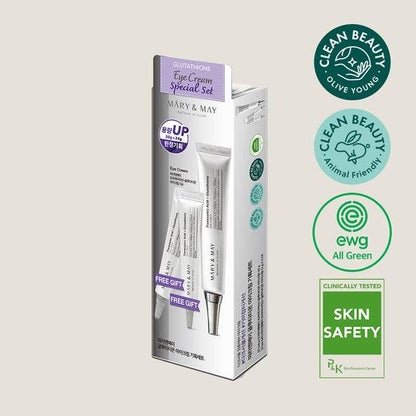 Mary&May Tranexamic Acid + Glutathione Eye Cream Triple (30ml*1 + 12ml*2)