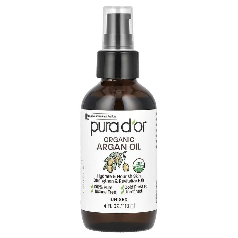 Pura D’or Pure Cold Pressed Organic Argan Oil (118ml)