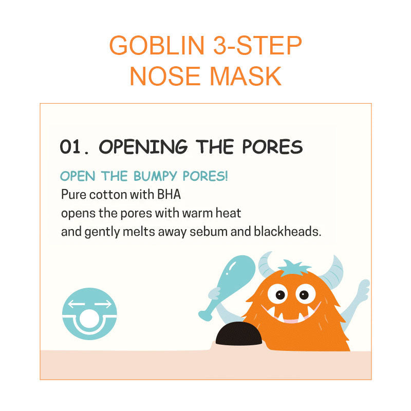 A'pieu Goblin Blackhead 3-Step Nose Pack