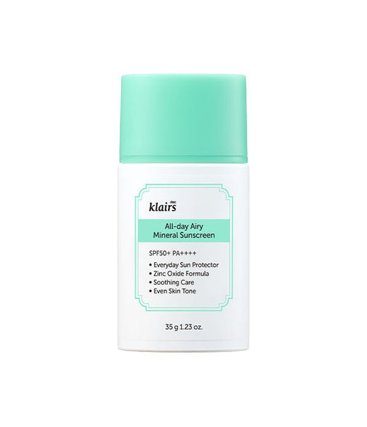 Dear, Klairs  All-day Airy Mineral Sunscreen (35g)