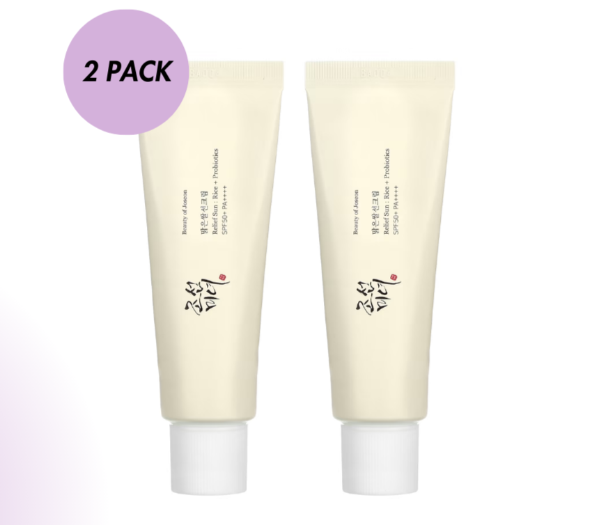 Beauty of Joseon Relief Sun Rice + Probiotics SPF 50+ PA ++++ (2*50 ml)